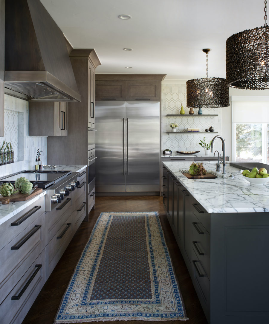 Mixing Metals, Marble and Muted Neutrals