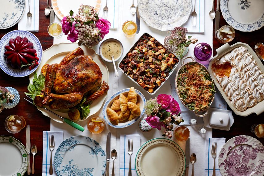 Grandma’s Vintage Thanksgiving Menu