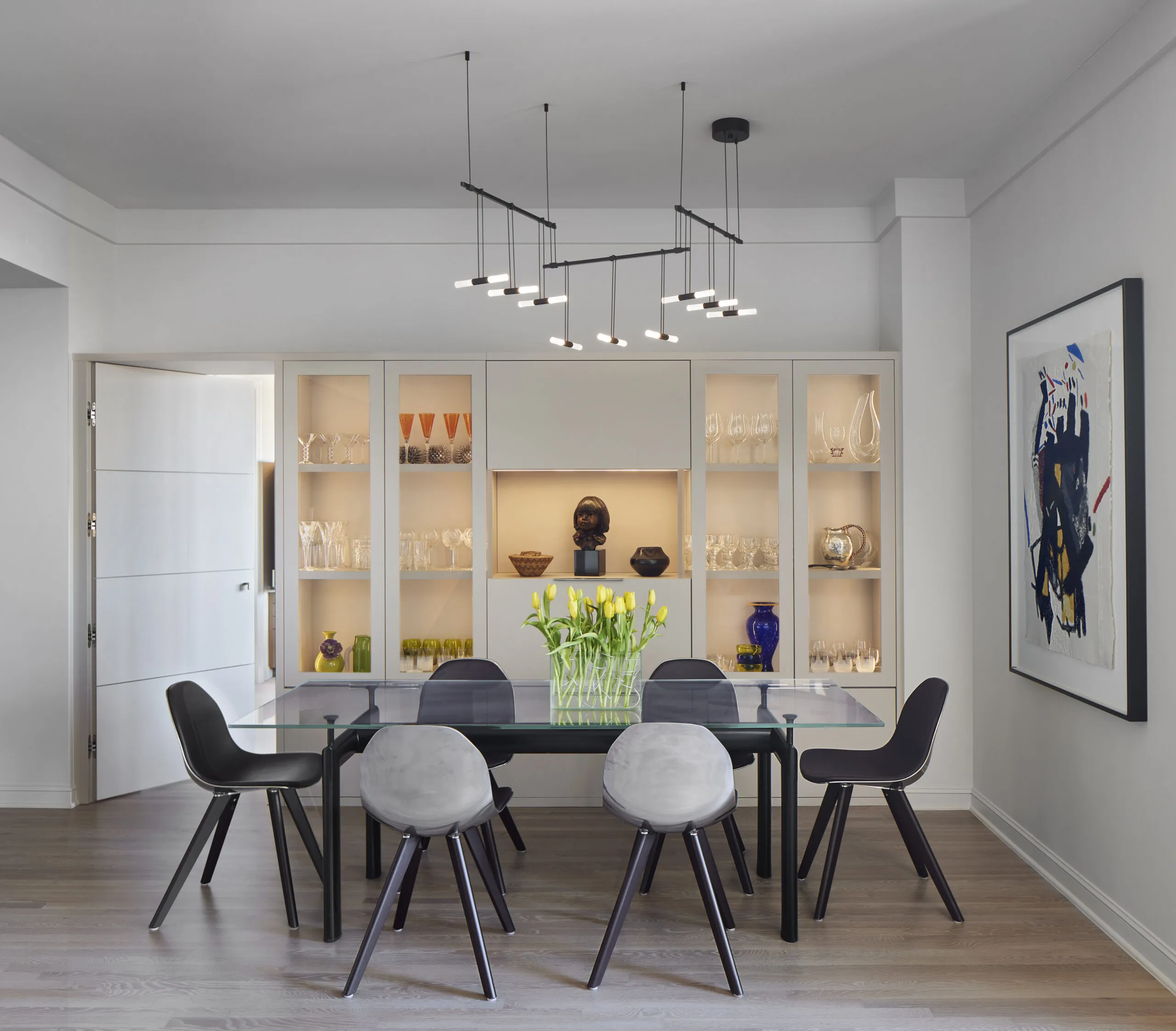 contemporary dining room in denver designed by kitchen distributors