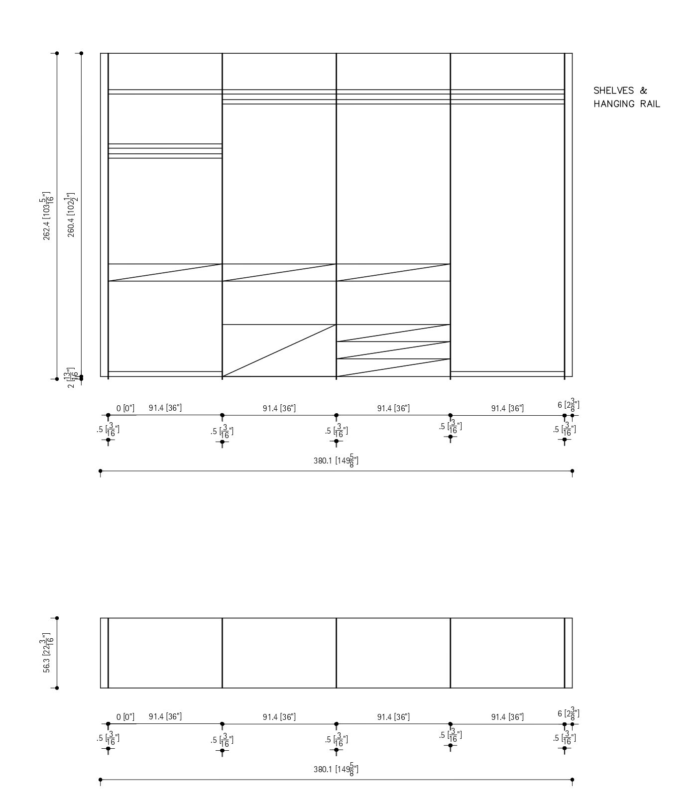 cabina hangar system drawing