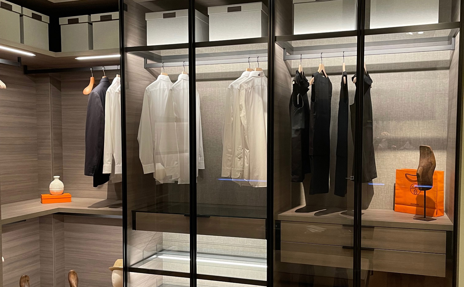 dandy glass wardrobe