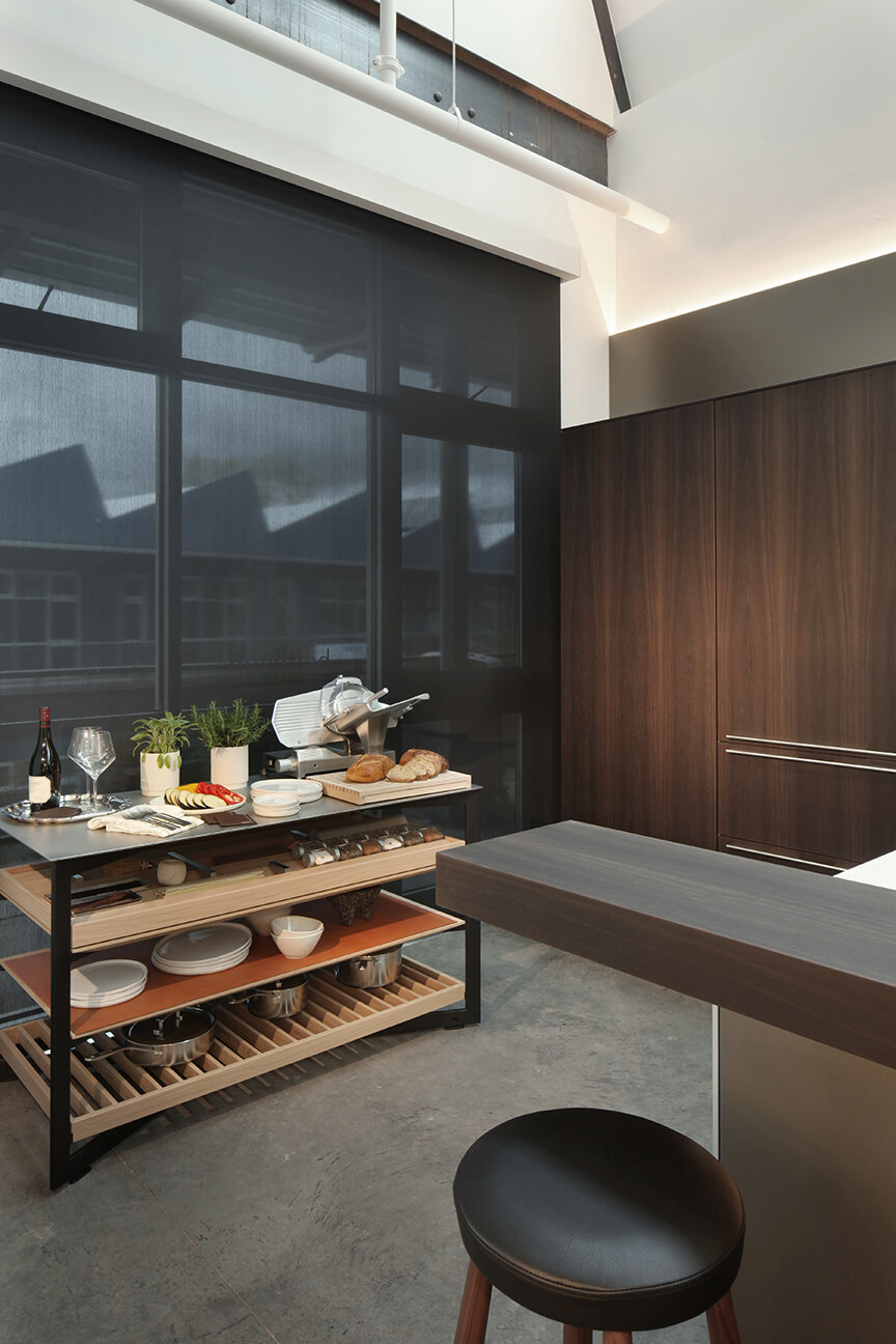 luxury kitchen showroom in aspen