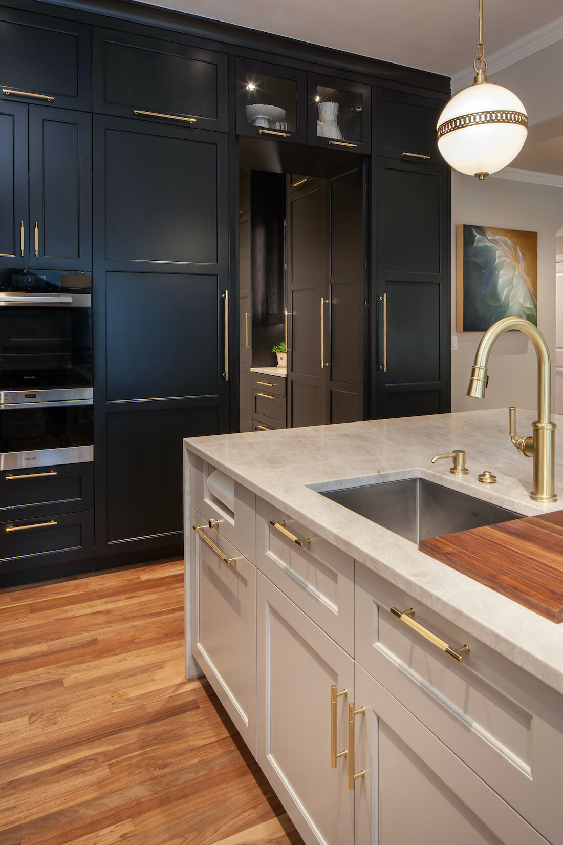 hidden kitchen pantry